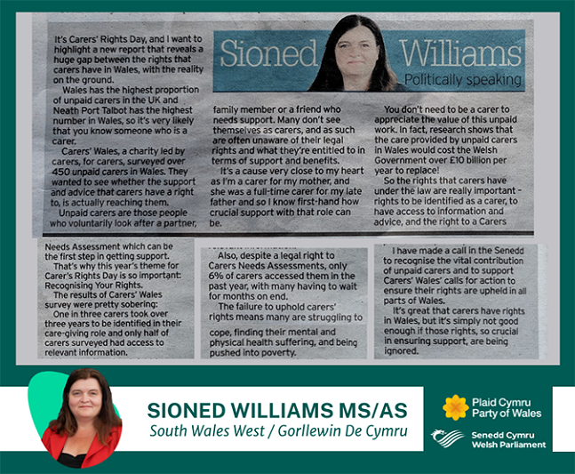 This article was published in the South Wales Evening Post on Thursday 21 November 2024.