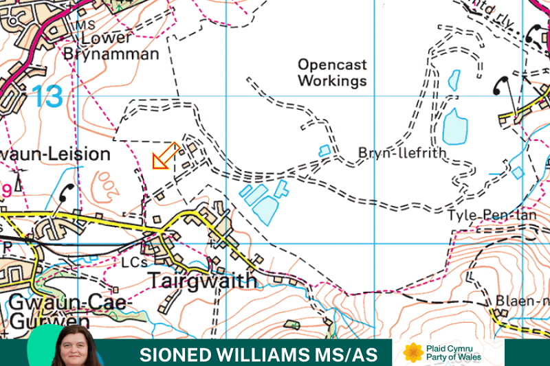 Map o Unsafe coal sites